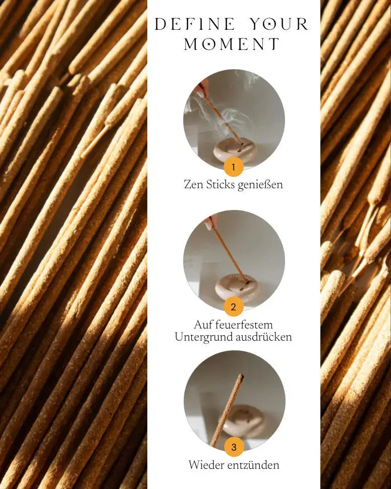 Cinnamon Räucherstäbchen von ZoaZen im warmen Duftritual – Duftmoment