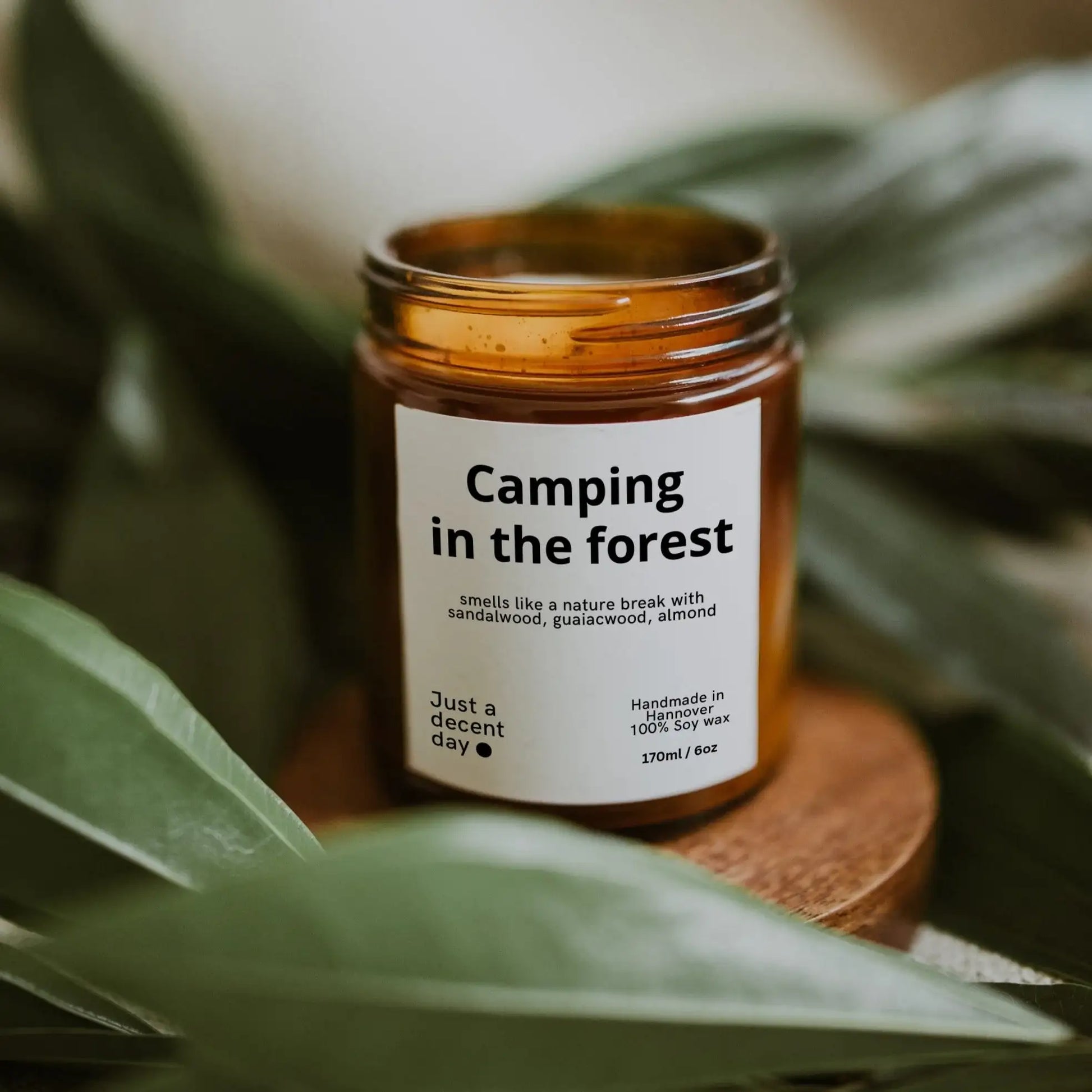 Forest Soul – Duftkerze Wald mit warmer Holznote & natürlicher Tiefe - by SteinKunstWerk | Duftkerze im Glas aus nachhaltiger Herstellung