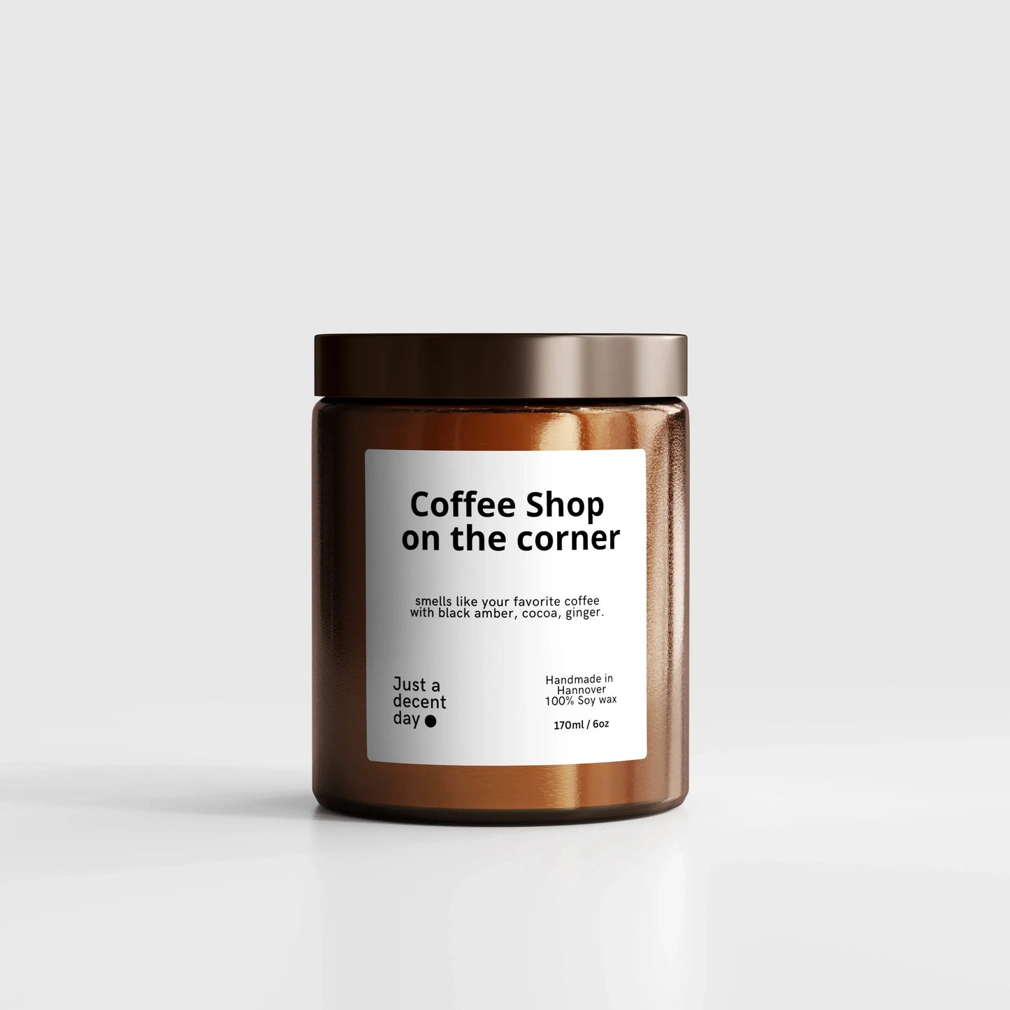 Coffee Shop on the corner - by SteinKunstWerk | Duftkerze im Glas aus nachhaltiger Herstellung