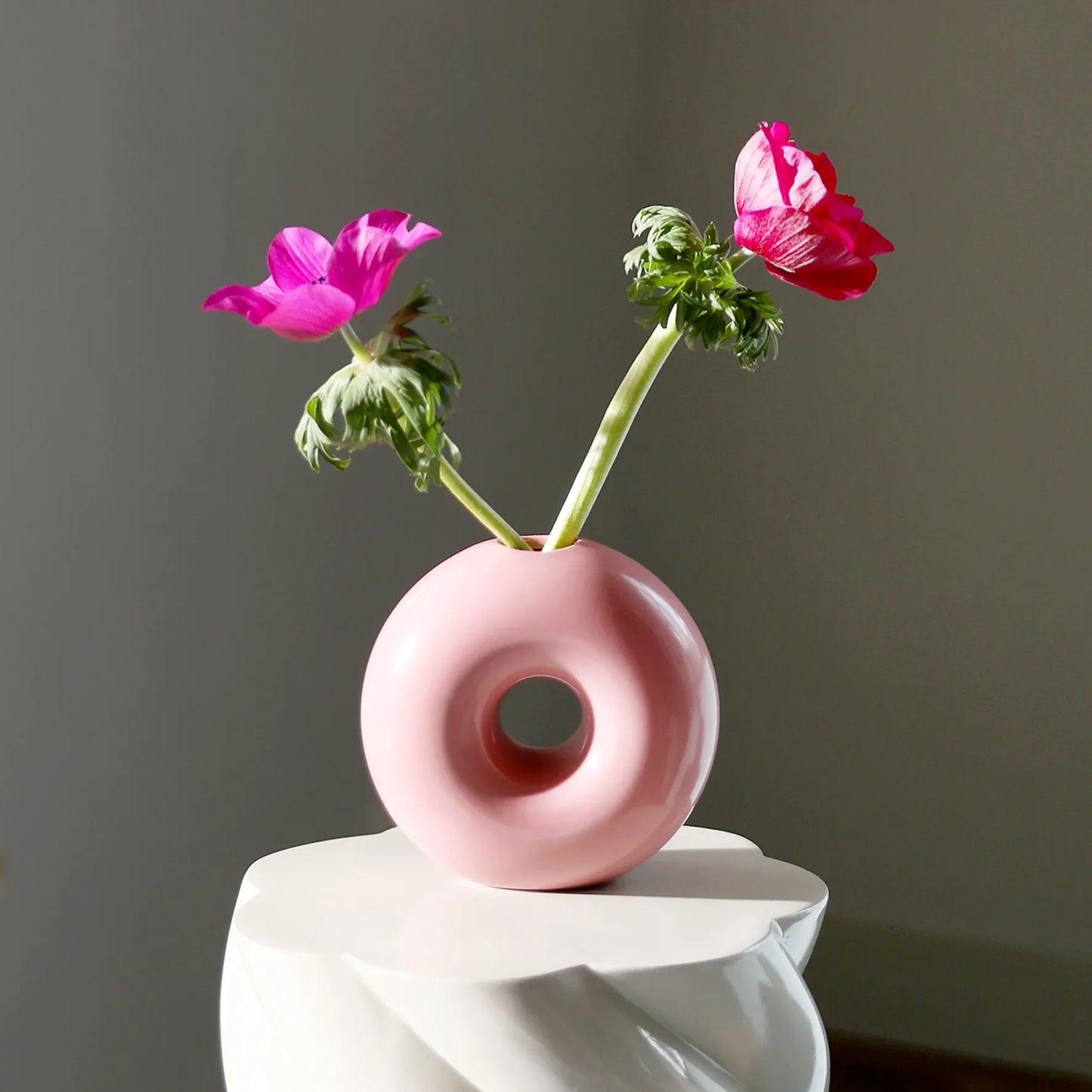 Torus Designvase Rosa – zusätzliche Produktansicht 1