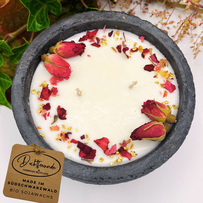 XL Citronella-kaars ‘De Gloed’ – zwart voor herfst & Halloween