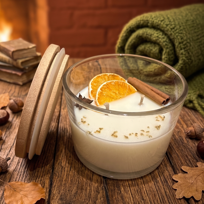 Weihnachts-Duftkerze Vanilla Toffee mit zwei Dochten