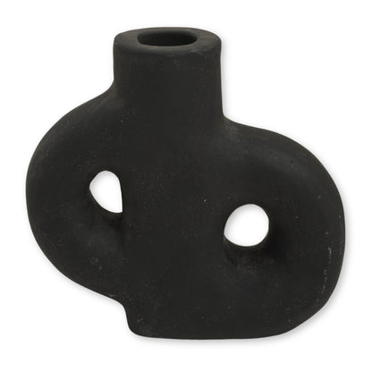 Soeji Dekovase LEMBAH aus Ton, 18 × 6 × 17 cm – freigestellte Produktansicht