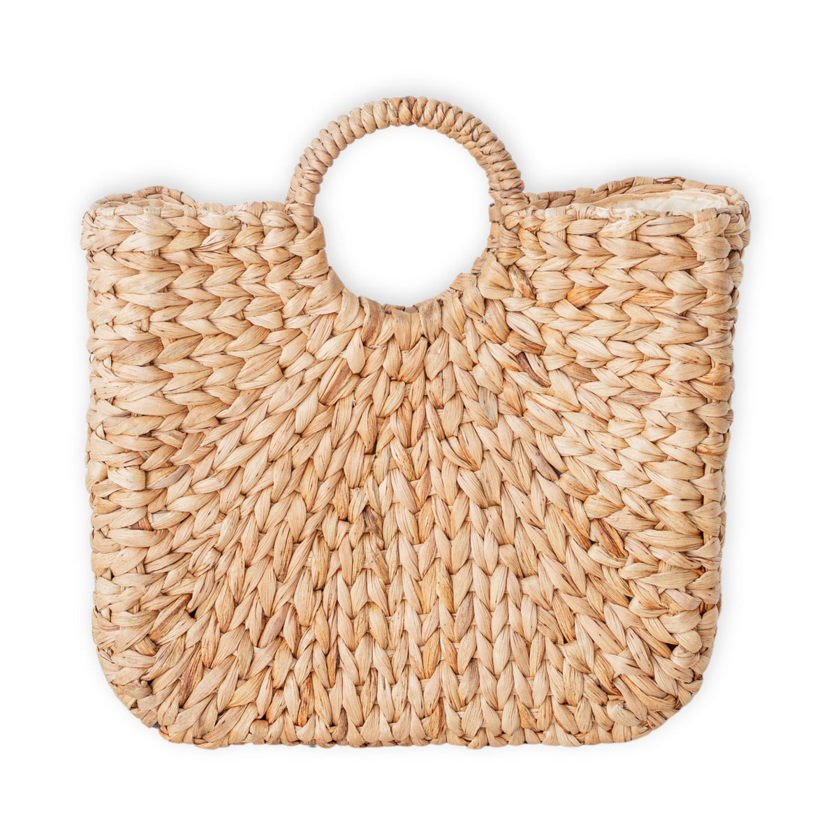 Soeji Handtasche SAMBAS aus Wasserhyazinthe – freigestellte Produktansicht