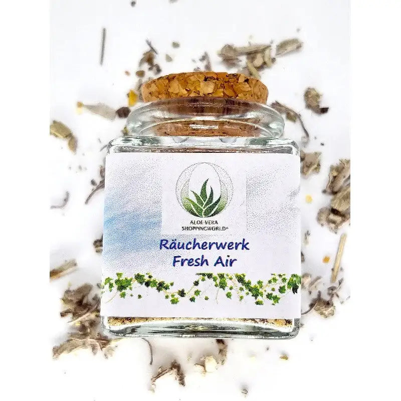 Räucherwerk "Fresh Air" Glas 50 ml - by SteinKunstWerk | Räucherware aus nachhaltiger Herstellung