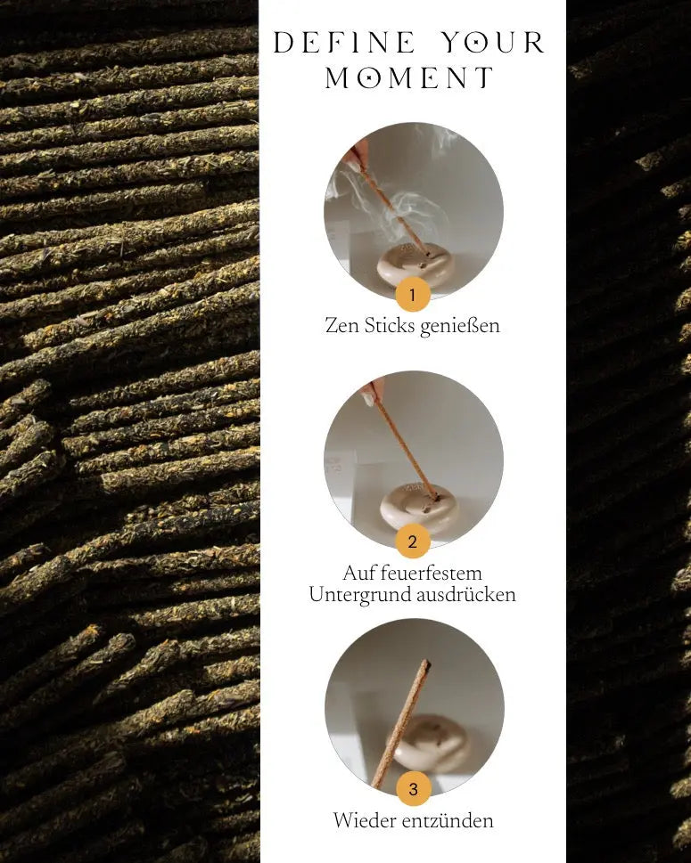 Good Fortune Räucherstäbchen von ZoaZen im Ritual – Duftmoment