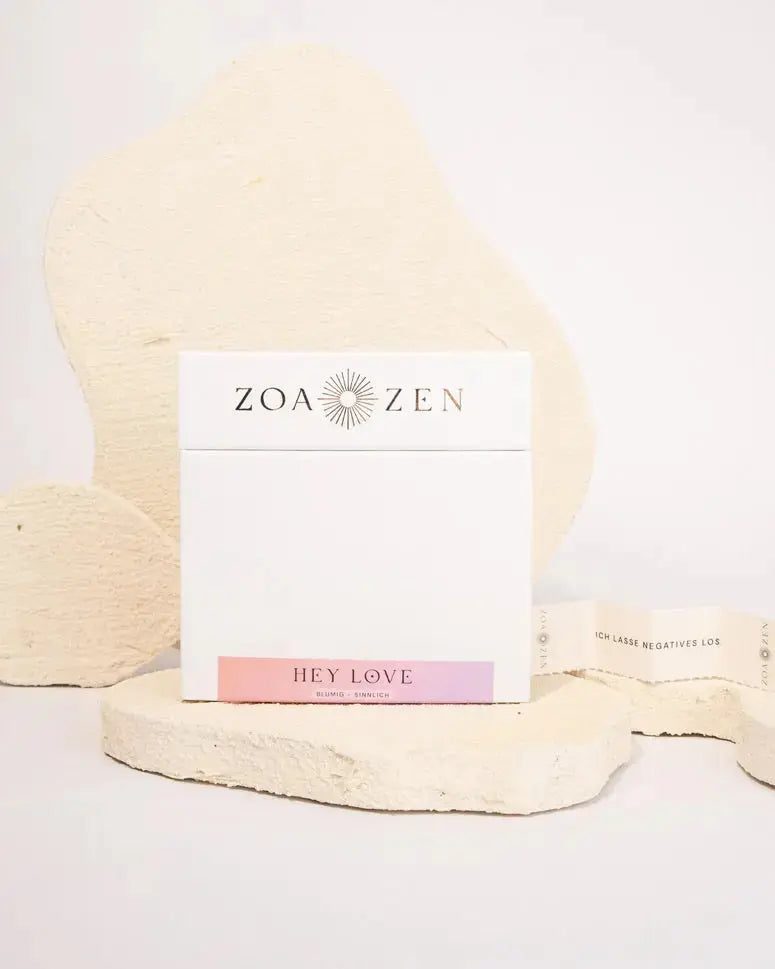 Hey Love Räucherpapier von ZoaZen im Herzensritual – Detailansicht