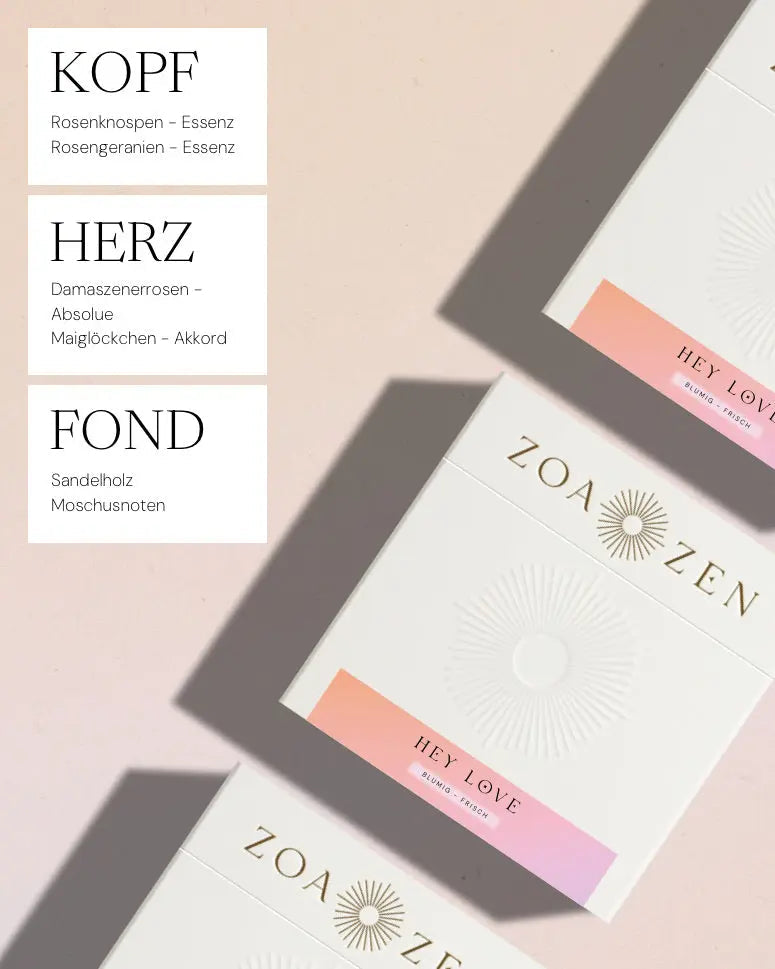Hey Love Räucherpapier von ZoaZen im Herzensritual – Anwendung