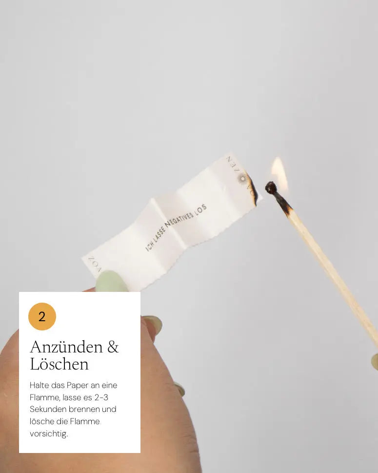 Hey Love Räucherpapier von ZoaZen im Herzensritual – Duftmoment