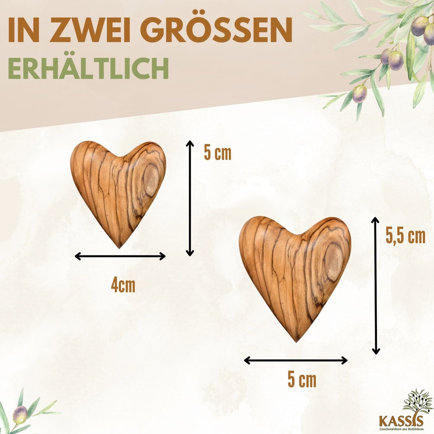 Hart van olijfhout – handsteen & klein cadeau