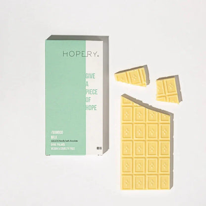 HOPERY Bamboo Milk Badeschokolade – vegane Badepflege