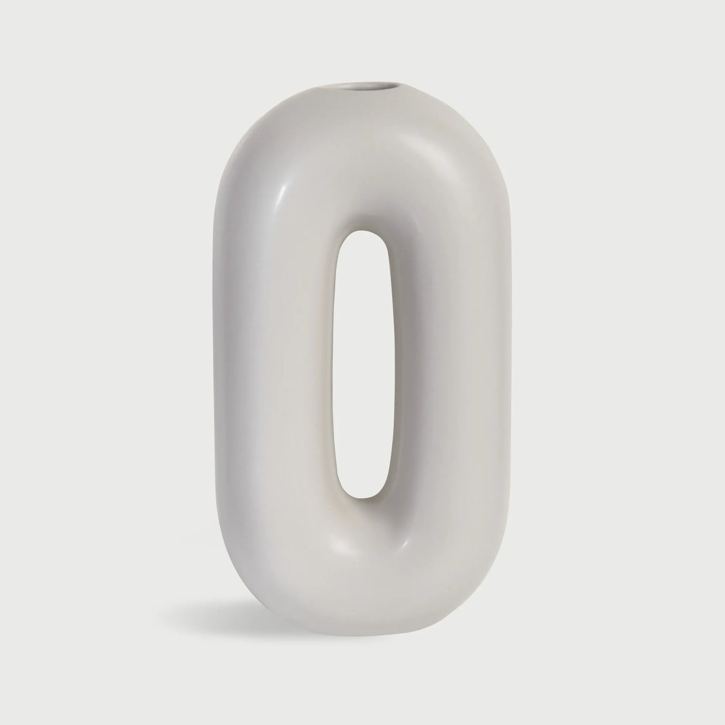 Capsule Designvase in Grau von Nula Haus
