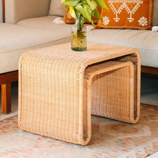 Soeji Beistelltisch BAYU – Rattan