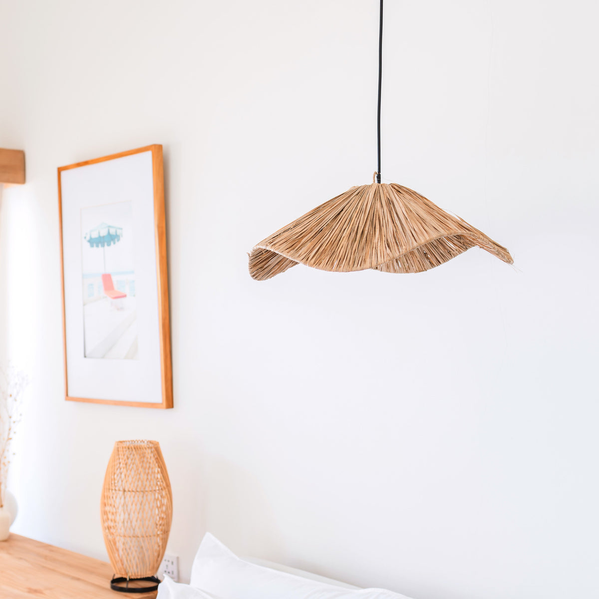Lampenschirm TAMPAH – Raffia