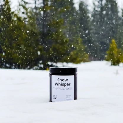 Snow Whisper - by SteinKunstWerk | Duftkerze im Glas aus nachhaltiger Herstellung