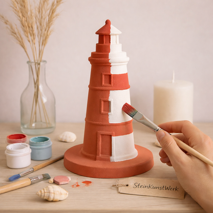 Leuchtturm Wohnaccessoire für sommerliche Küstendekoration