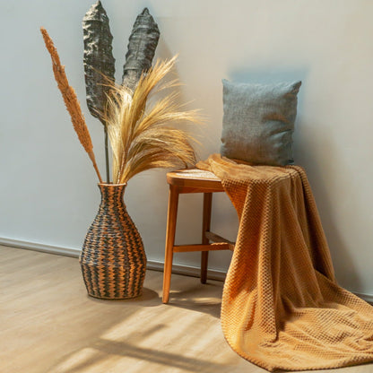 Dekovase DAYANA (schwarz) – Wasserhyazinthe