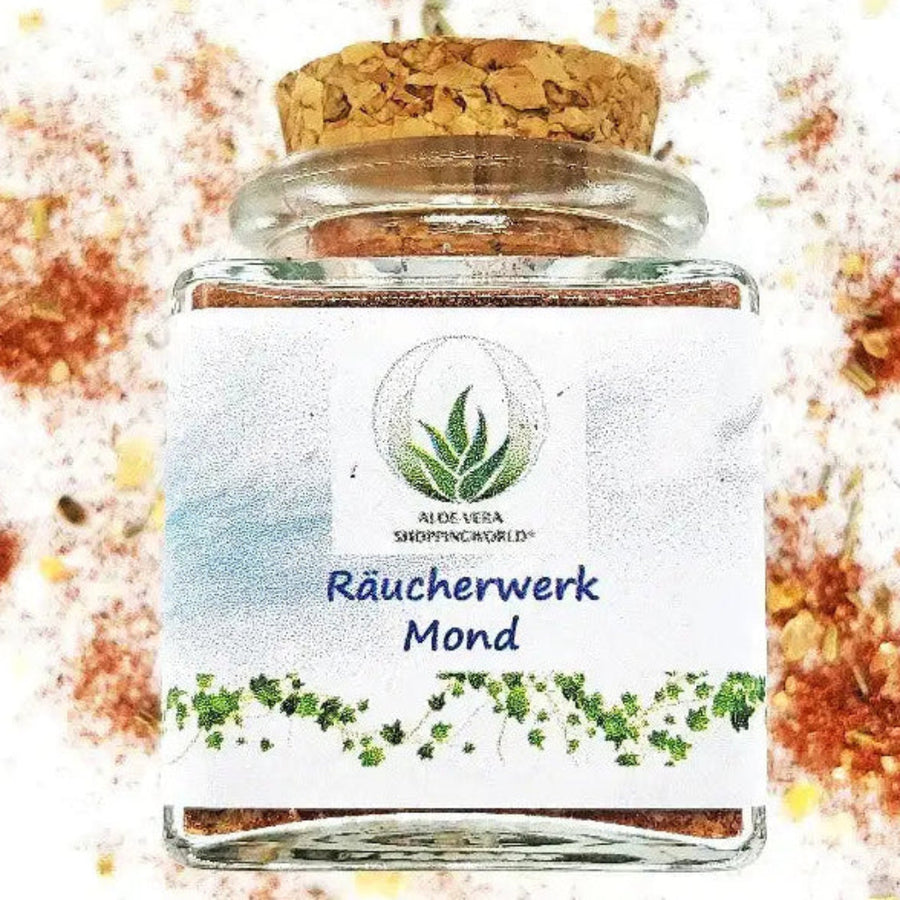 Räucherwerk "Mond" im Glas (50 ml)– Intuition, Unterbewusstsein & sanfte Nachtenergie von SteinKunstWerk für stilvolle