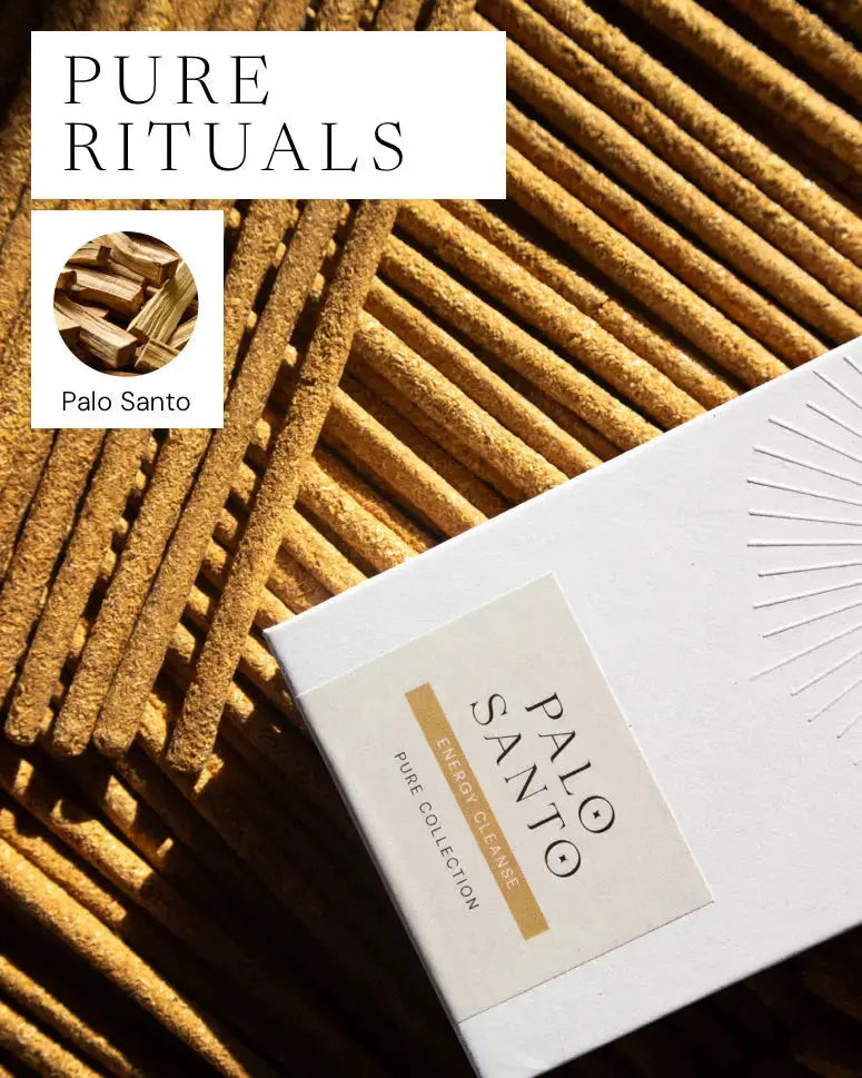 Palo Santo Räucherstäbchen von ZoaZen im Reinigungsritual – Produktdetails
