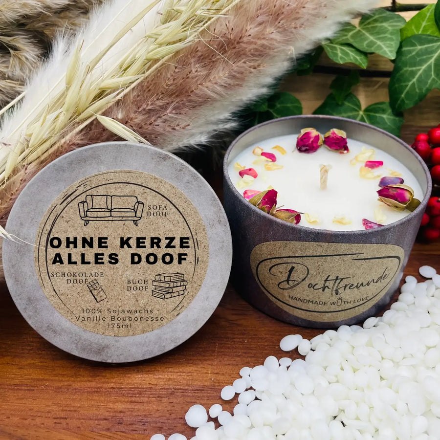 Personalisierte Duftkerze Ohne Kerze ist alles doof