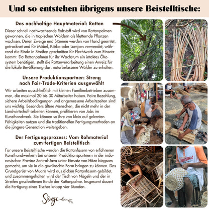 Beistelltisch MUARA – Rattan