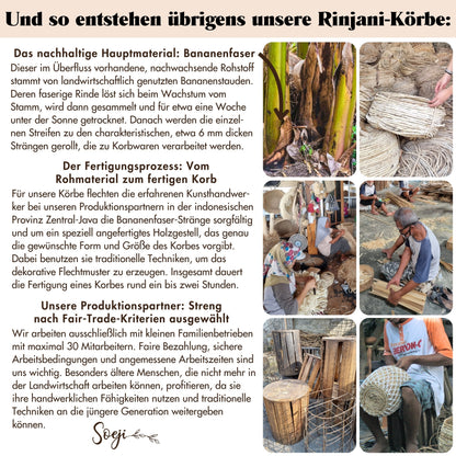 Wäschekorb RINJANI – Bananenfaser