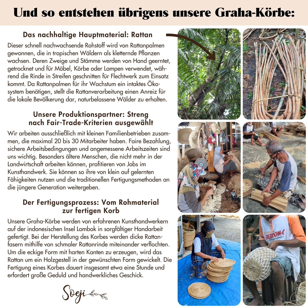 Flechtkorb GRAHA – Rattan