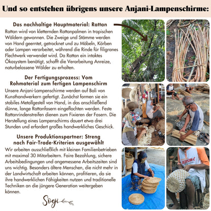 Lampenschirm ANJANI – Rattan