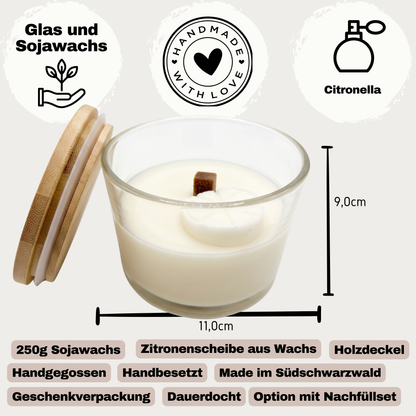 DochtFreunde Wachsfresser im Glas – Produktansicht