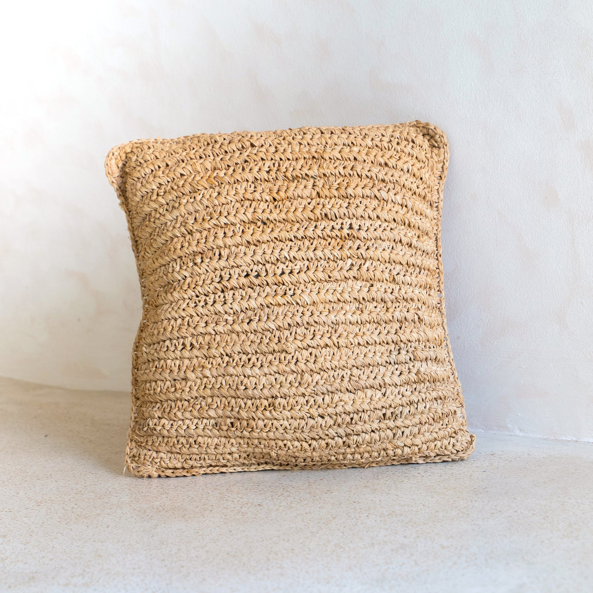 Dekokissen JIWA – Raffia