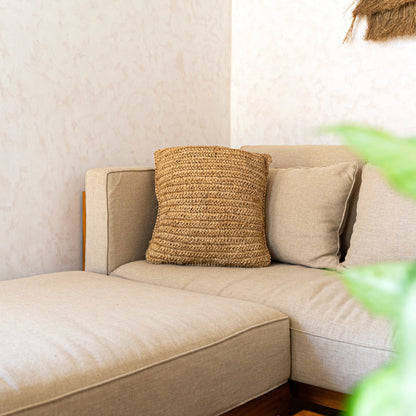 Dekokissen JIWA – Raffia