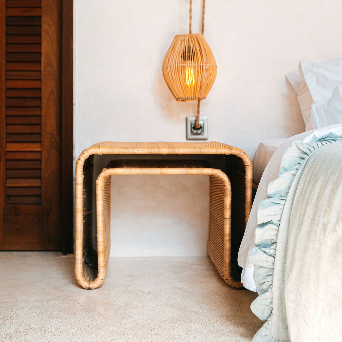 Beistelltisch BAYU – Rattan