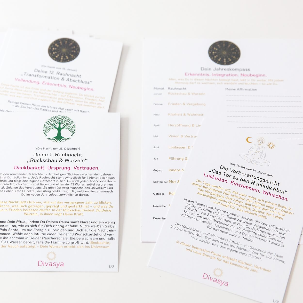 Rauhnächte-Set – Komplettes Ritualset für 12 Nächte