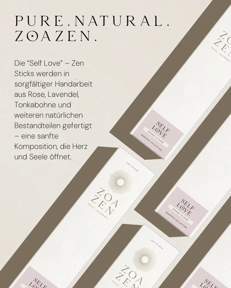 Self Love Räucherstäbchen von ZoaZen im achtsamen Ritual – Ritualszene