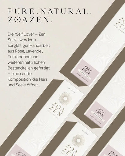 Self Love Räucherstäbchen von ZoaZen im achtsamen Ritual – Ritualszene