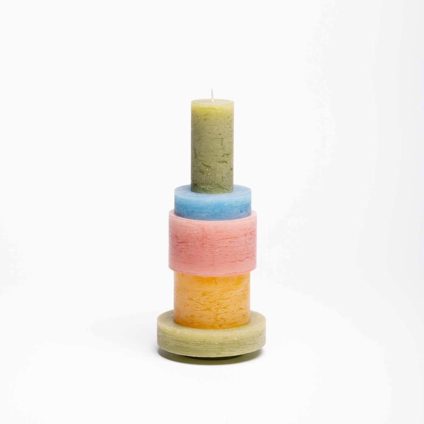 Stan Editions Candle Stack 03 in Rosa und Gelb