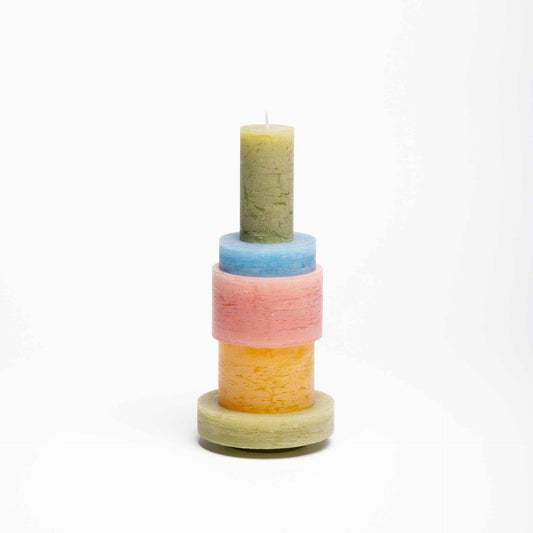 Stan Editions Candle Stack 03 in Rosa und Gelb