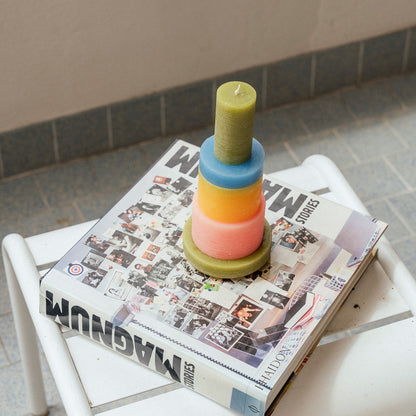 Stan Editions Candle Stack 03 Rosa und Gelb – zusätzliche Produktansicht 1
