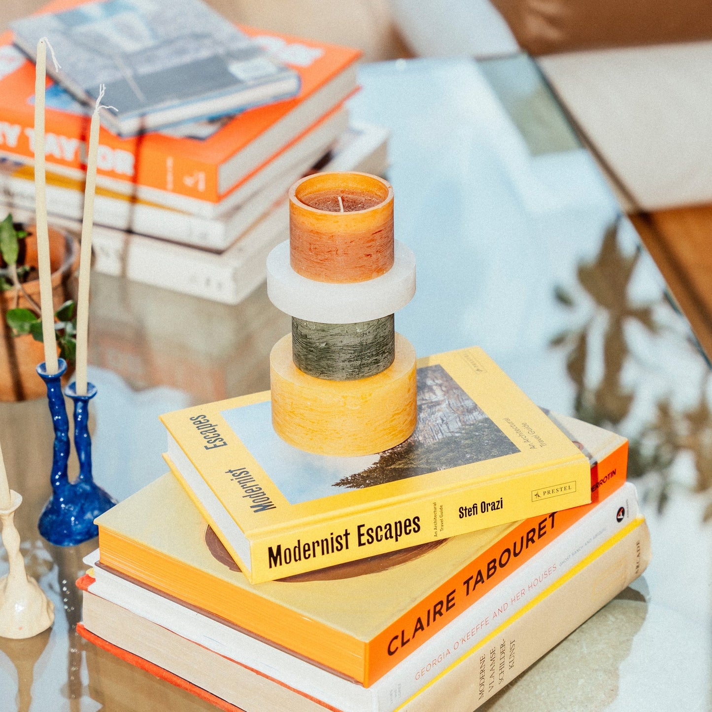 Stan Editions Candle Stack 04 Grün und Gelb – zusätzliche Produktansicht 1
