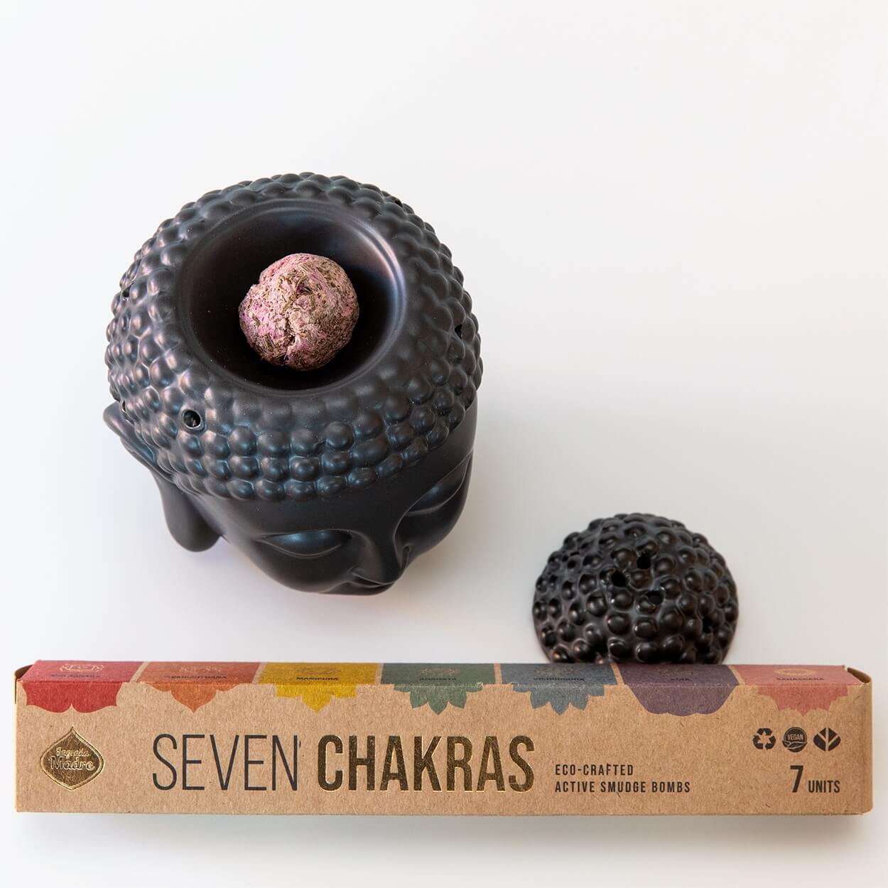 Geschenkset Chakra Meditation & Yoga – spirituelles Meditationsset voor Balance & Achtsamkeit