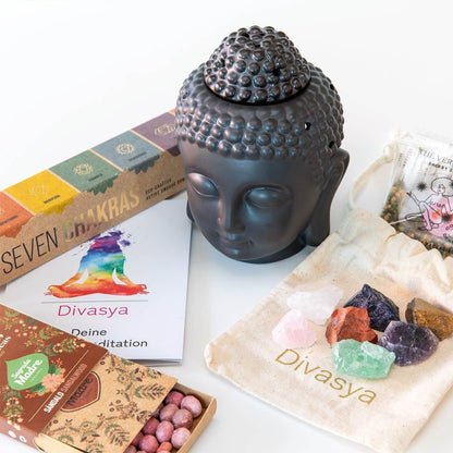 Geschenkset Chakra Meditation & Yoga – spirituelles Meditationsset voor Balance & Achtsamkeit