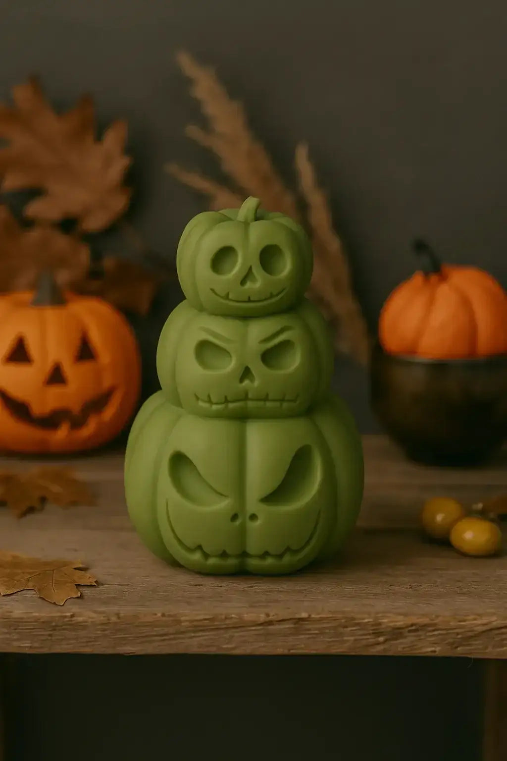 Kürbis Figur Halloween – handgemacht, mystisch & vielseitig - by SteinKunstWerk | HE aus nachhaltiger Herstellung