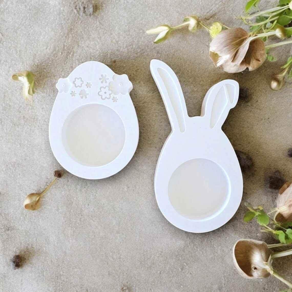 Handgemachte Eierbecher für Ostern – 4er Set in Wunschfarbe - by SteinKunstWerk | HE aus nachhaltiger Herstellung