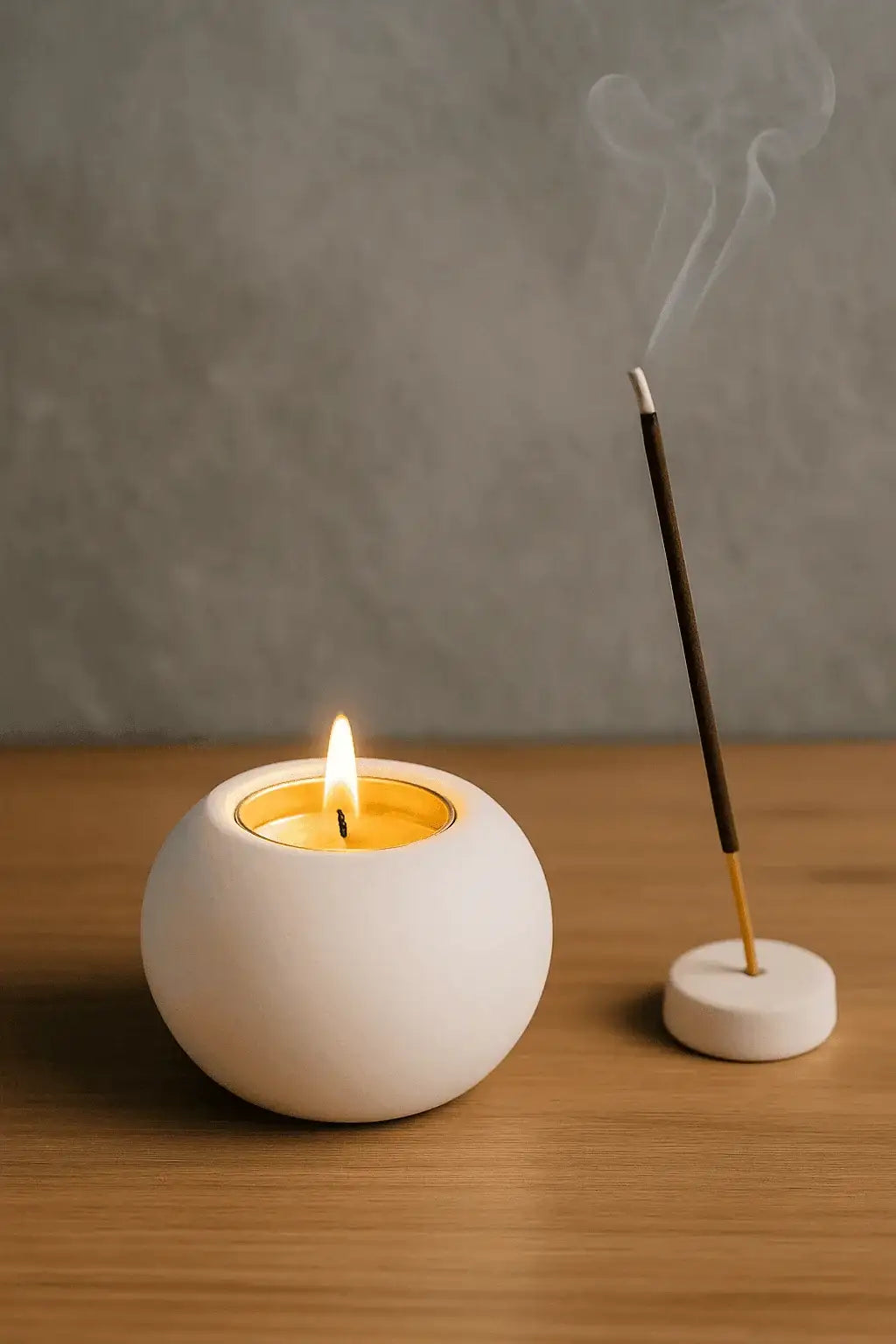 Ein Teelichthalter mit Gewicht – für Rituale, DIY & echte Atmosphäre - by SteinKunstWerk | HE aus nachhaltiger Herstellung