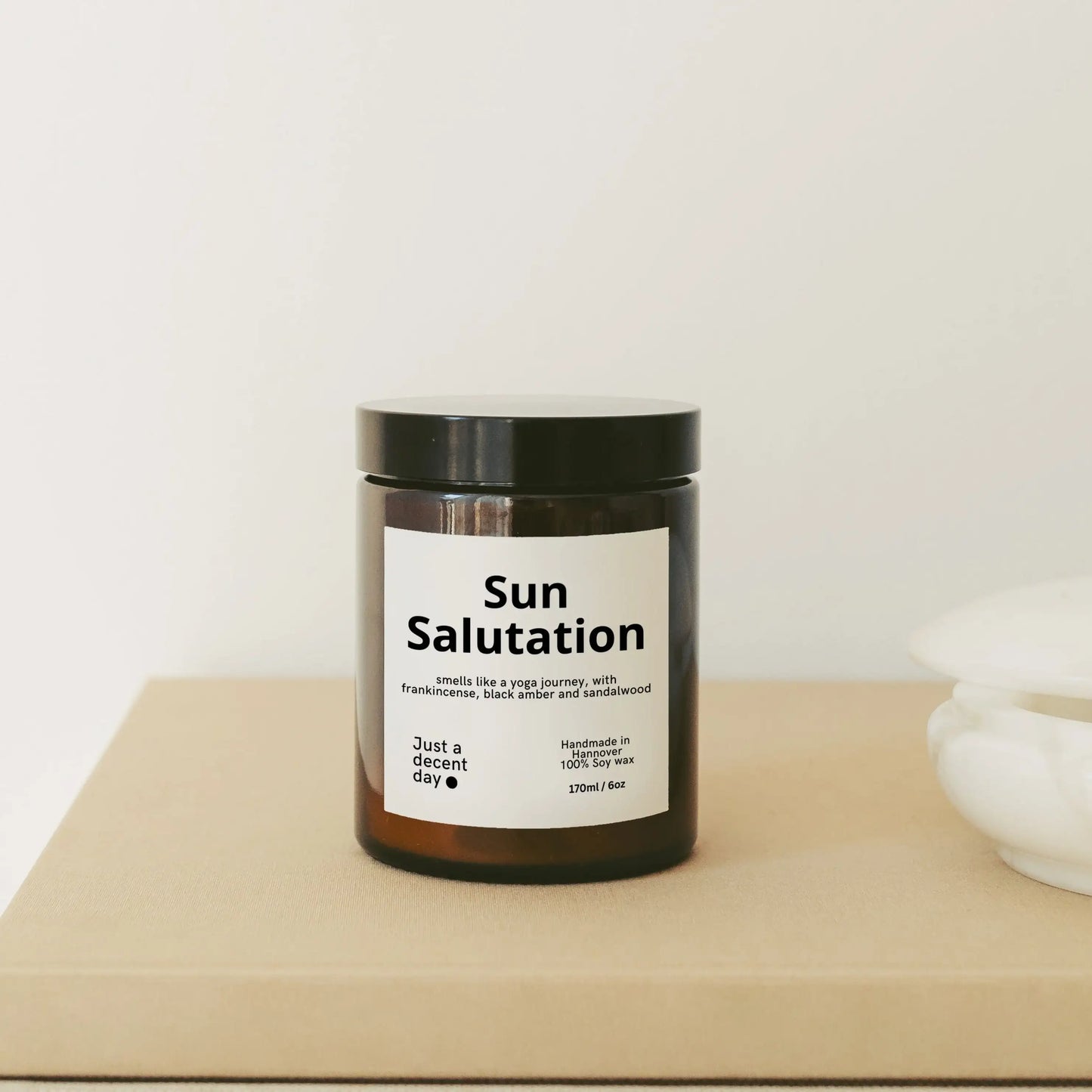 Sun Salutation - by SteinKunstWerk | Duftkerze im Glas aus nachhaltiger Herstellung
