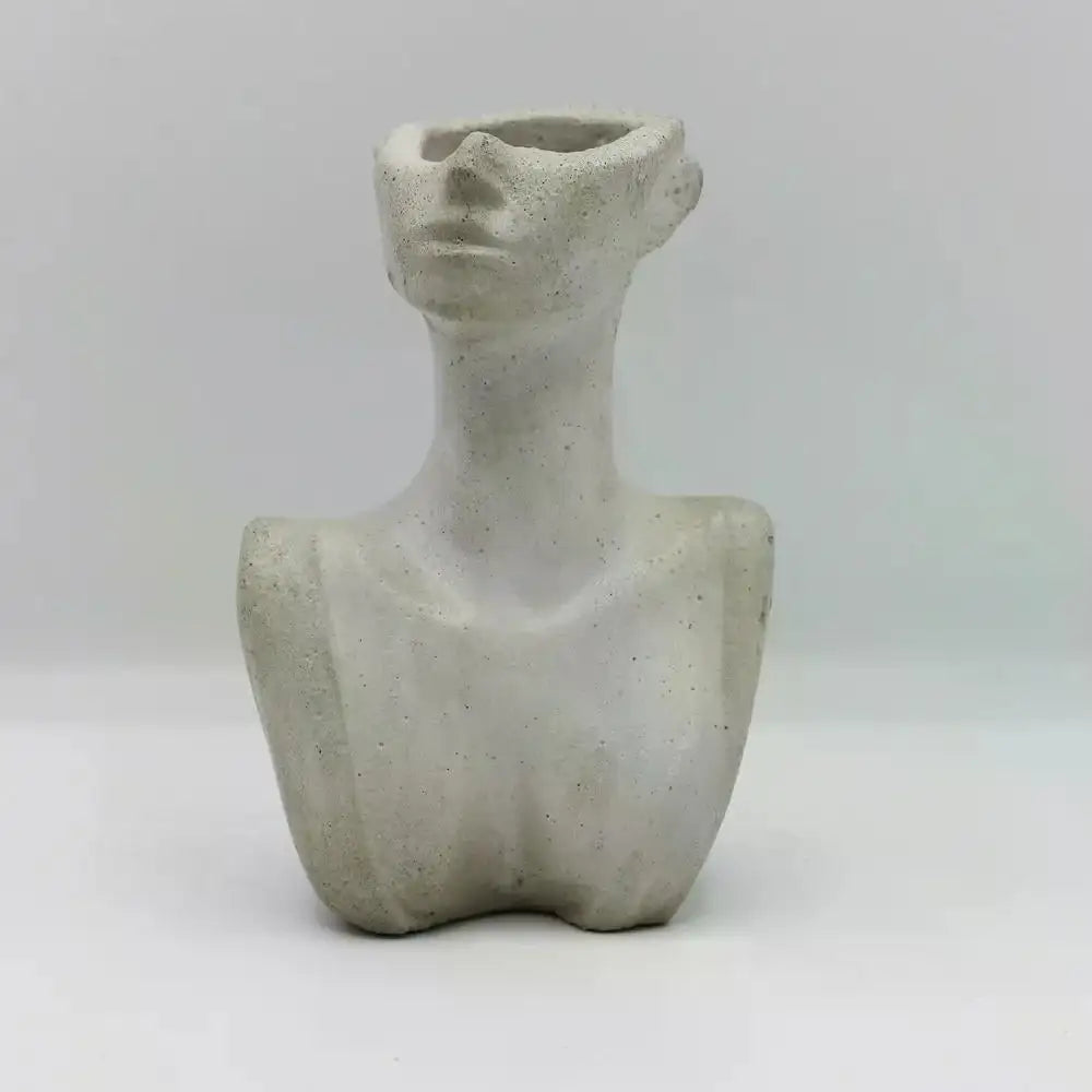 Betonvase Lady Grey – Feminine Eleganz in Beton - by SteinKunstWerk | Vase aus nachhaltiger Herstellung