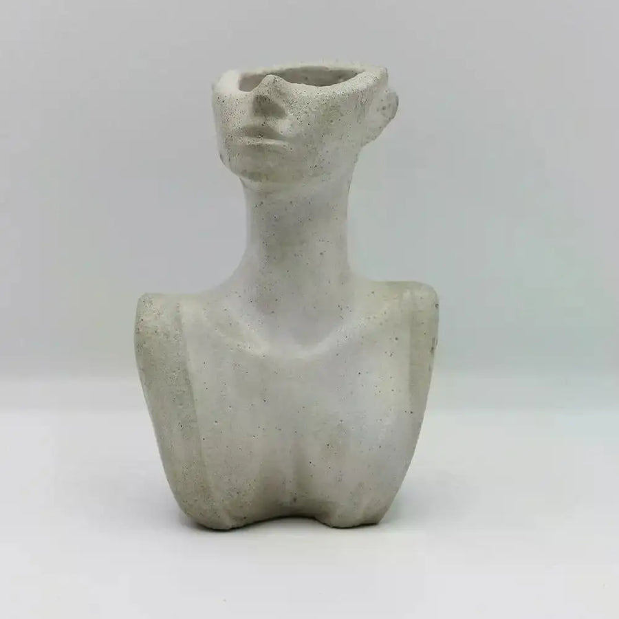 Betonvase Lady Grey – Feminine Eleganz in Beton - by SteinKunstWerk | Vase aus nachhaltiger Herstellung