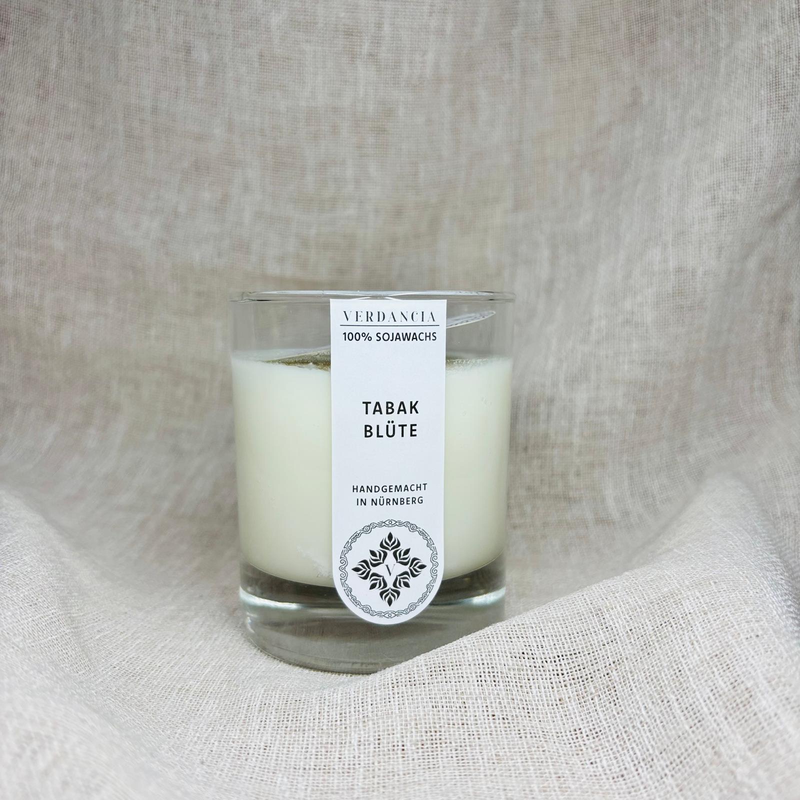 Tabakblüte Sojawachs-Duftkerze von Verdancia – Produktdetail