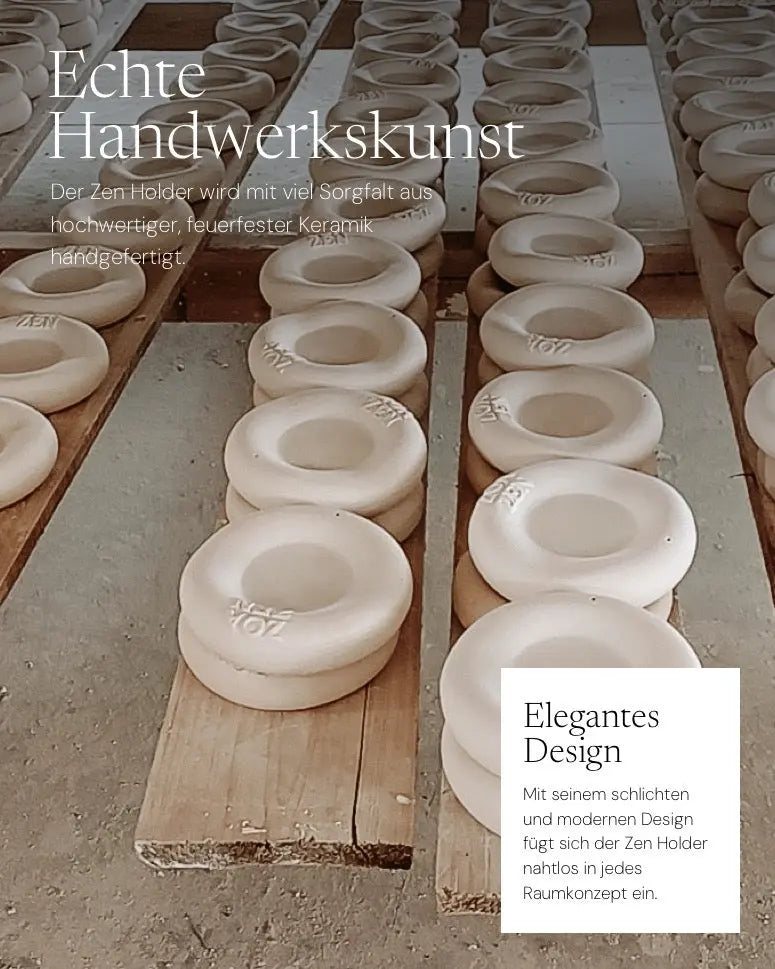 Zen Holder Räucherschale von ZoaZen mit Räucherwerk – achtsame Anwendung