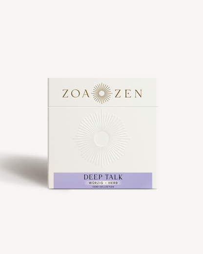 Deep Talk Räucherpapier von ZoaZen für Klarheit, Fokus und bewusste Gespräche